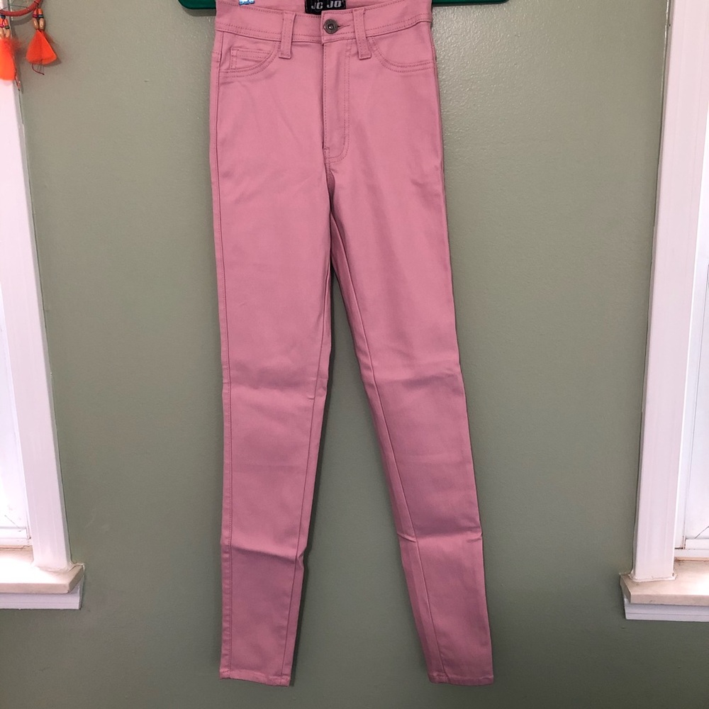 Pink Pleather Pants